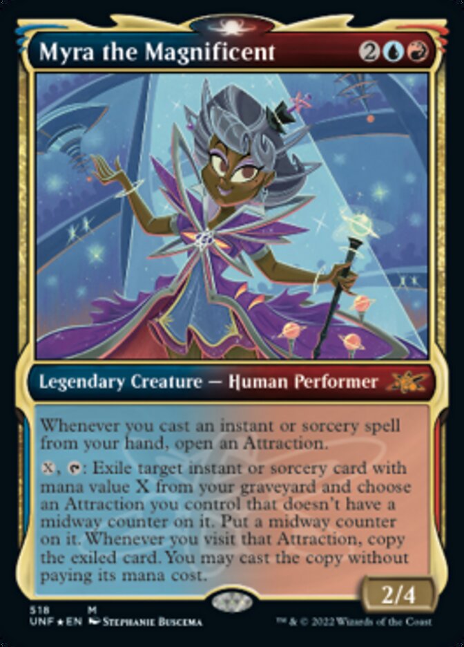 Myra the Magnificent (Showcase) (Galaxy Foil) [Unfinity] | Rock City Comics