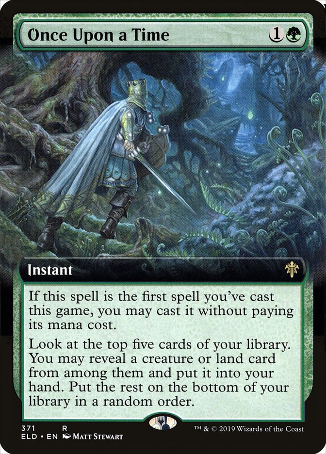 Once Upon a Time (Extended Art) [Throne of Eldraine] | Rock City Comics