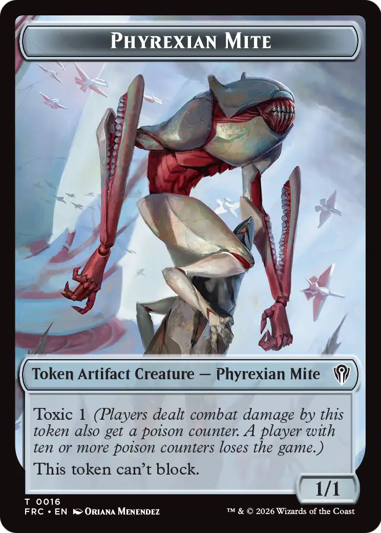 Kobolds of Kher Keep // Phyrexian Mite Double-Sided Token [Reality Fracture Commander Tokens] | Rock City Comics