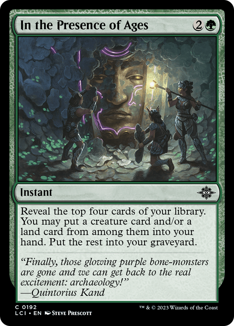 In the Presence of Ages [The Lost Caverns of Ixalan] | Rock City Comics