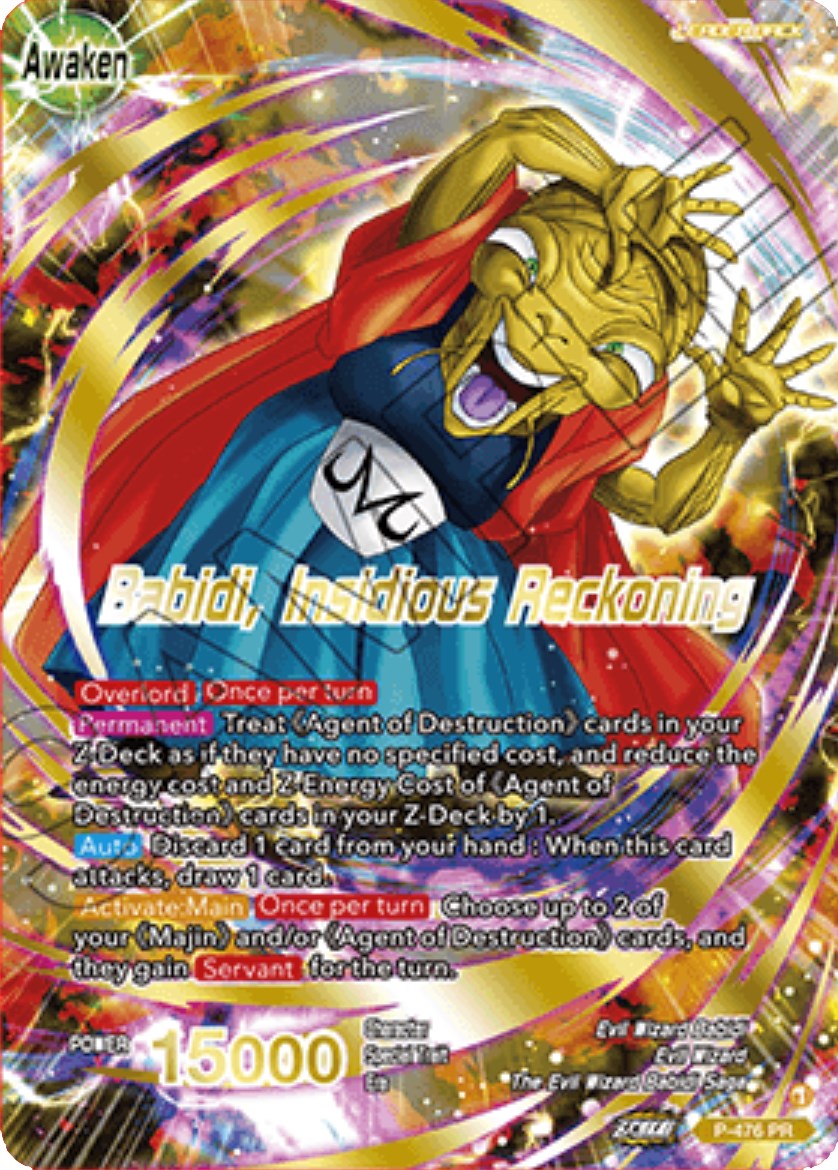 Babidi // Babidi, Insidious Reckoning (Gold-Stamped) (P-476) [Tournament Promotion Cards] | Rock City Comics