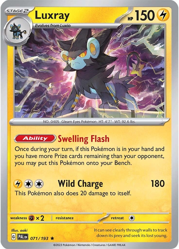 Luxray (071/193) [Scarlet & Violet: Paldea Evolved] | Rock City Comics