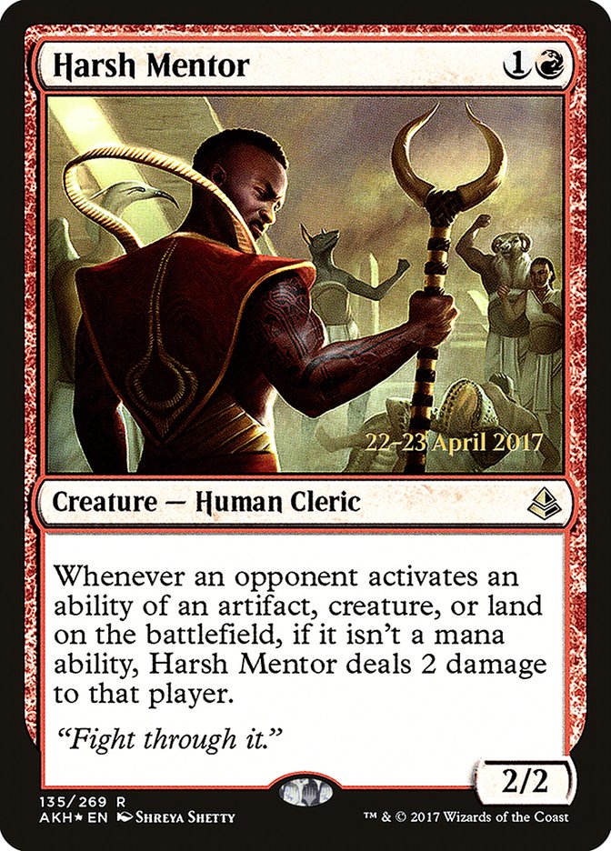 Harsh Mentor [Amonkhet Prerelease Promos] | Rock City Comics