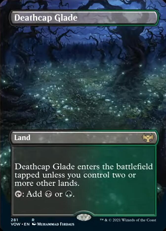 Deathcap Glade (Borderless Alternate Art) [Innistrad: Crimson Vow] | Rock City Comics