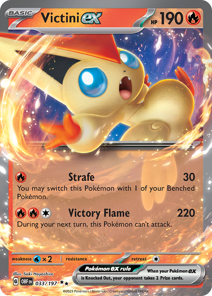 Victini ex (033/197) [Scarlet & Violet: Obsidian Flames] | Rock City Comics