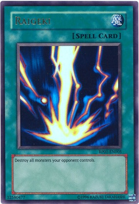 Raigeki [RP01-EN005] Ultra Rare | Rock City Comics