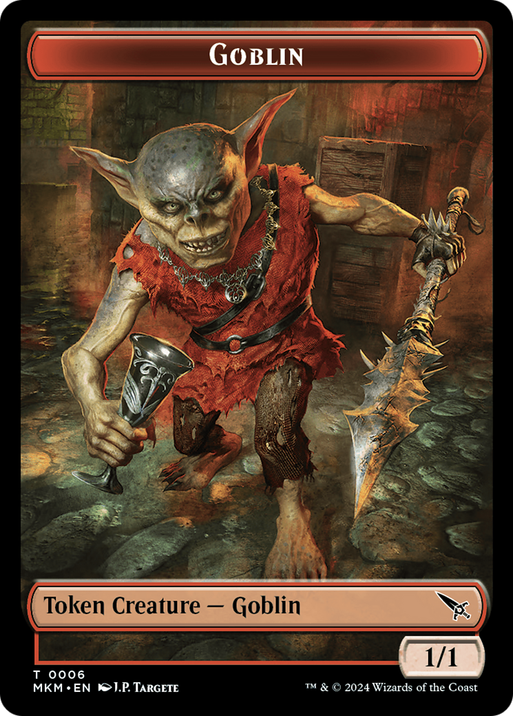 Goblin Token [Murders at Karlov Manor Tokens] | Rock City Comics