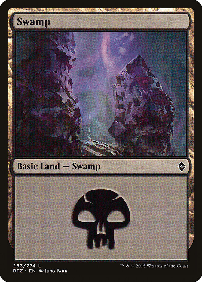Swamp (263) [Battle for Zendikar] | Rock City Comics