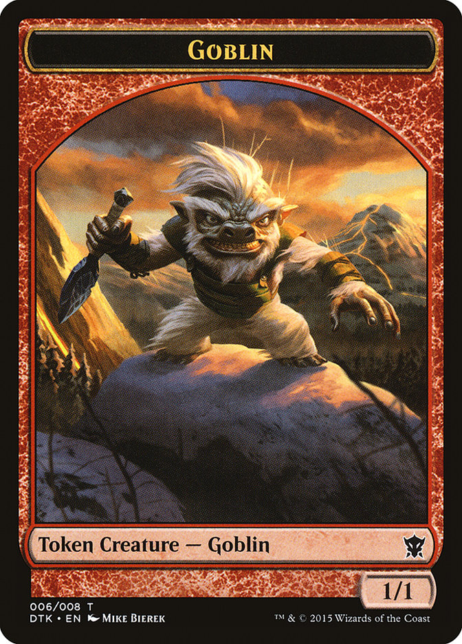 Goblin Token [Dragons of Tarkir Tokens] | Rock City Comics