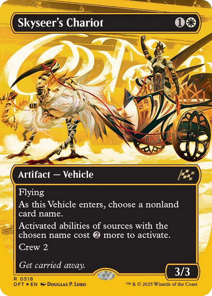 Skyseer's Chariot (Borderless) (First-Place Foil) [Aetherdrift] | Rock City Comics