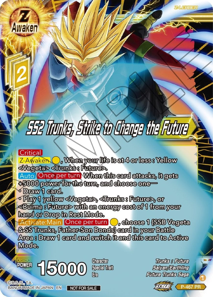 SS2 Trunks, Strike to Change the Future (Z03 Dash Pack) (P-467) [Promotion Cards] | Rock City Comics