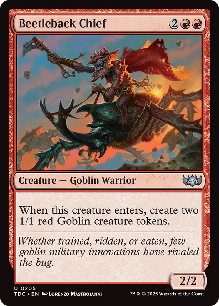 Beetleback Chief [Tarkir: Dragonstorm Commander] | Rock City Comics