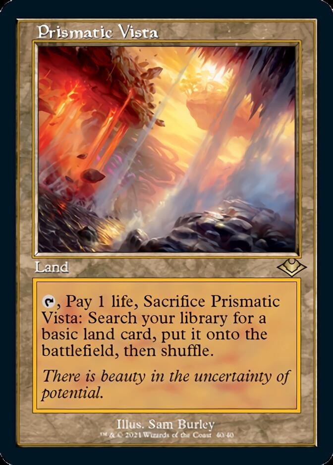 Prismatic Vista (Retro Foil Etched) [Modern Horizons] | Rock City Comics