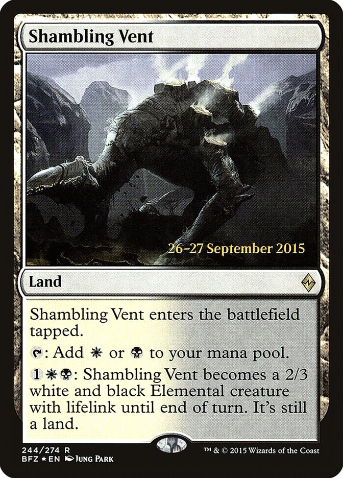 Shambling Vent [Battle for Zendikar Prerelease Promos] | Rock City Comics