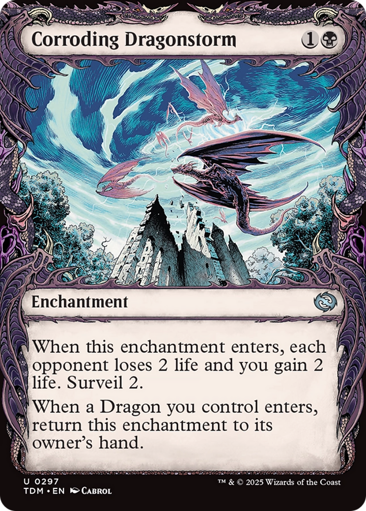 Corroding Dragonstorm (Showcase) [Tarkir: Dragonstorm] | Rock City Comics