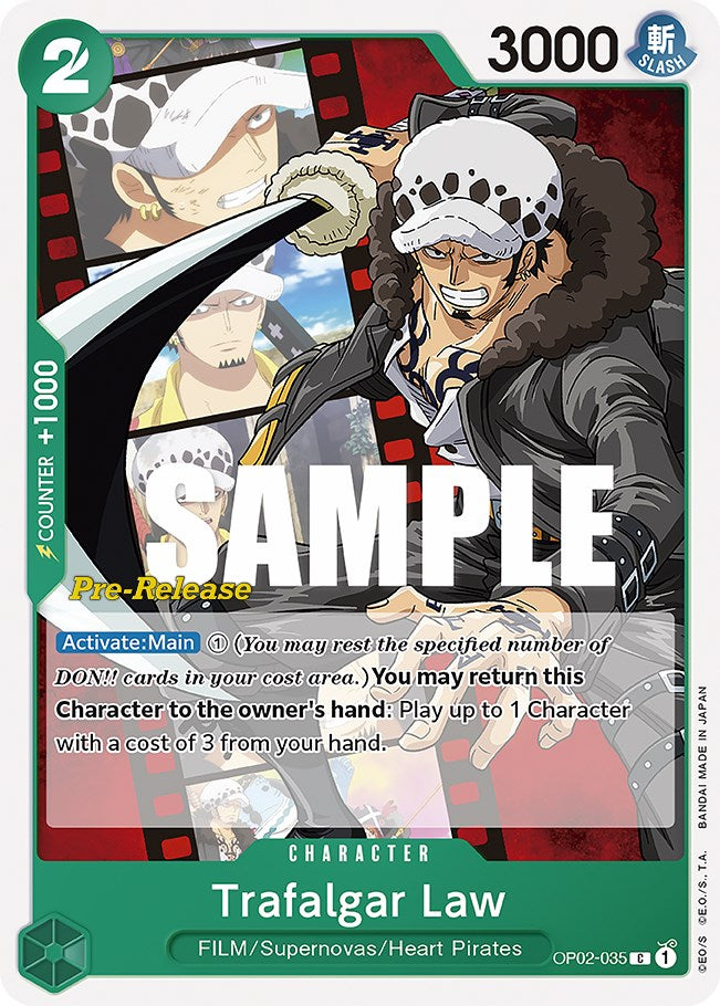 Trafalgar Law [Paramount War Pre-Release Cards] | Rock City Comics