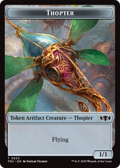 Thopter // Bird Double-Sided Token [Tarkir: Dragonstorm Commander Tokens] | Rock City Comics