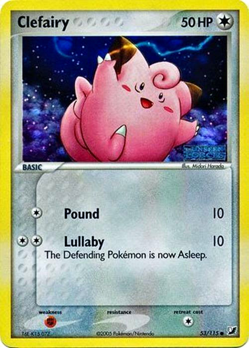 Clefairy (53/115) (Stamped) [EX: Unseen Forces] | Rock City Comics