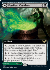 Pestilent Cauldron // Restorative Burst (Extended Art) [Strixhaven: School of Mages] | Rock City Comics
