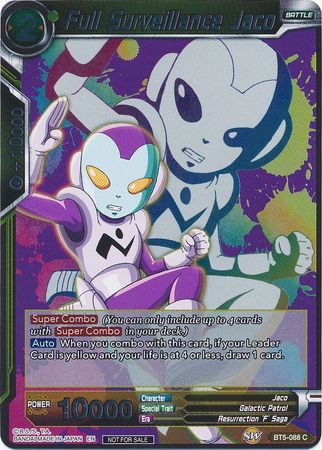 Full Surveillance Jaco (Event Pack 4) (BT5-088) [Promotion Cards] | Rock City Comics