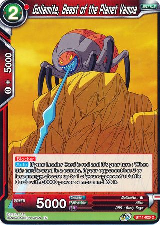 Goliamite, Beast of the Planet Vampa (BT11-020) [Vermilion Bloodline] | Rock City Comics