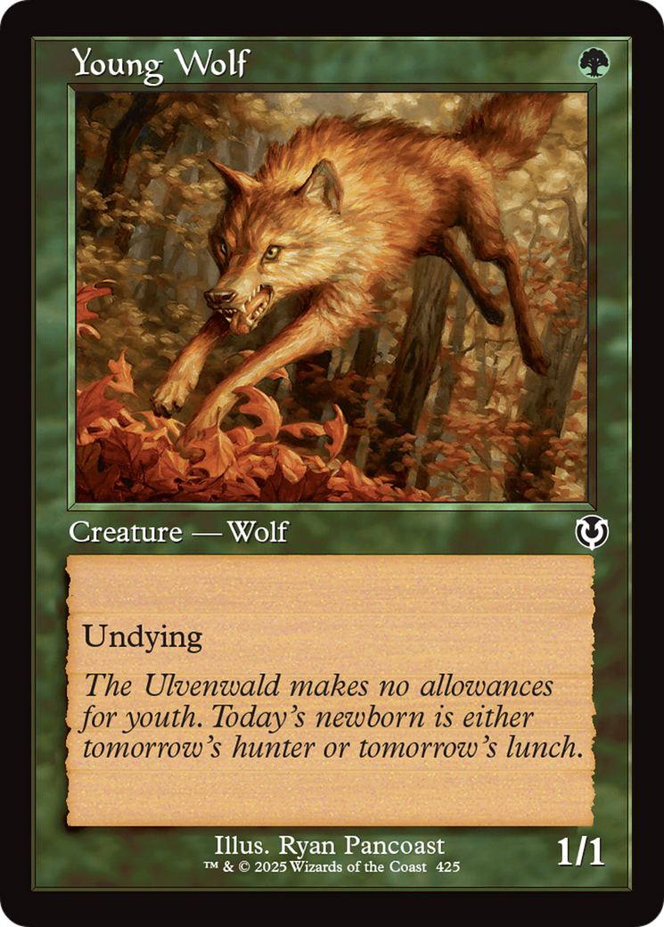 Young Wolf (Retro Frame) [Innistrad Remastered] | Rock City Comics