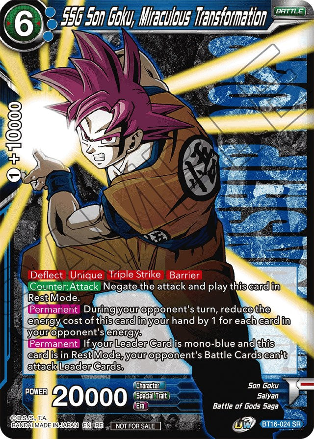 SSG Son Goku, Miraculous Transformation (Championship 2022) (BT15-024) [Promotion Cards] | Rock City Comics