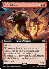 Star Athlete (Extended Art) [Duskmourn: House of Horror Commander] | Rock City Comics