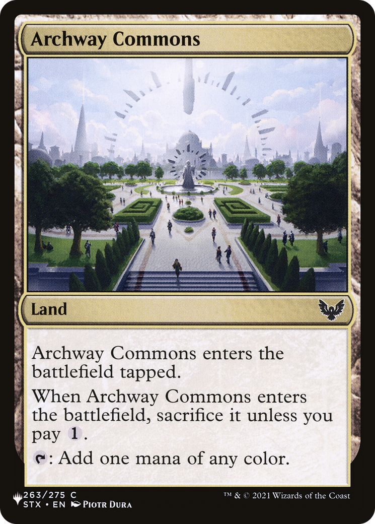 Archway Commons [The List Reprints] | Rock City Comics