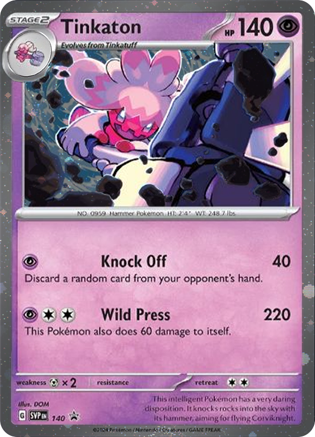 Tinkaton (SVP140) (Cosmos Holo) [SV: Scarlet & Violet Promo Cards] | Rock City Comics