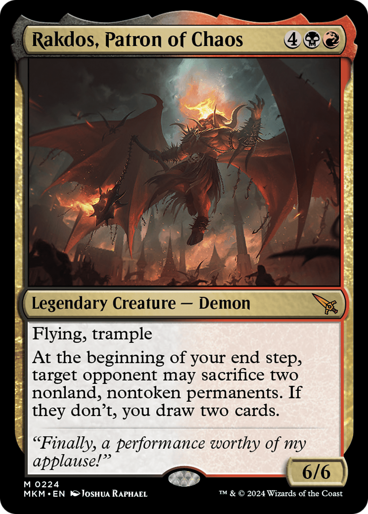 Rakdos, Patron of Chaos [Murders at Karlov Manor] | Rock City Comics