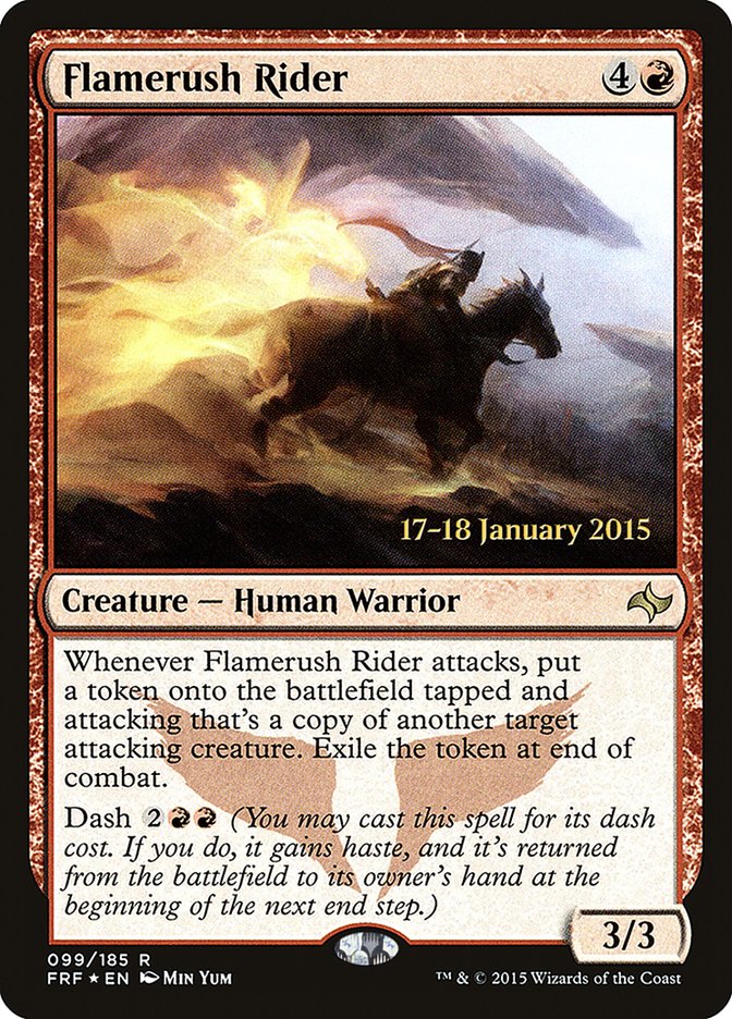 Flamerush Rider [Fate Reforged Prerelease Promos] | Rock City Comics
