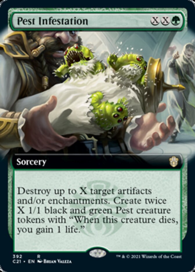Pest Infestation (Extended Art) [Commander 2021] | Rock City Comics
