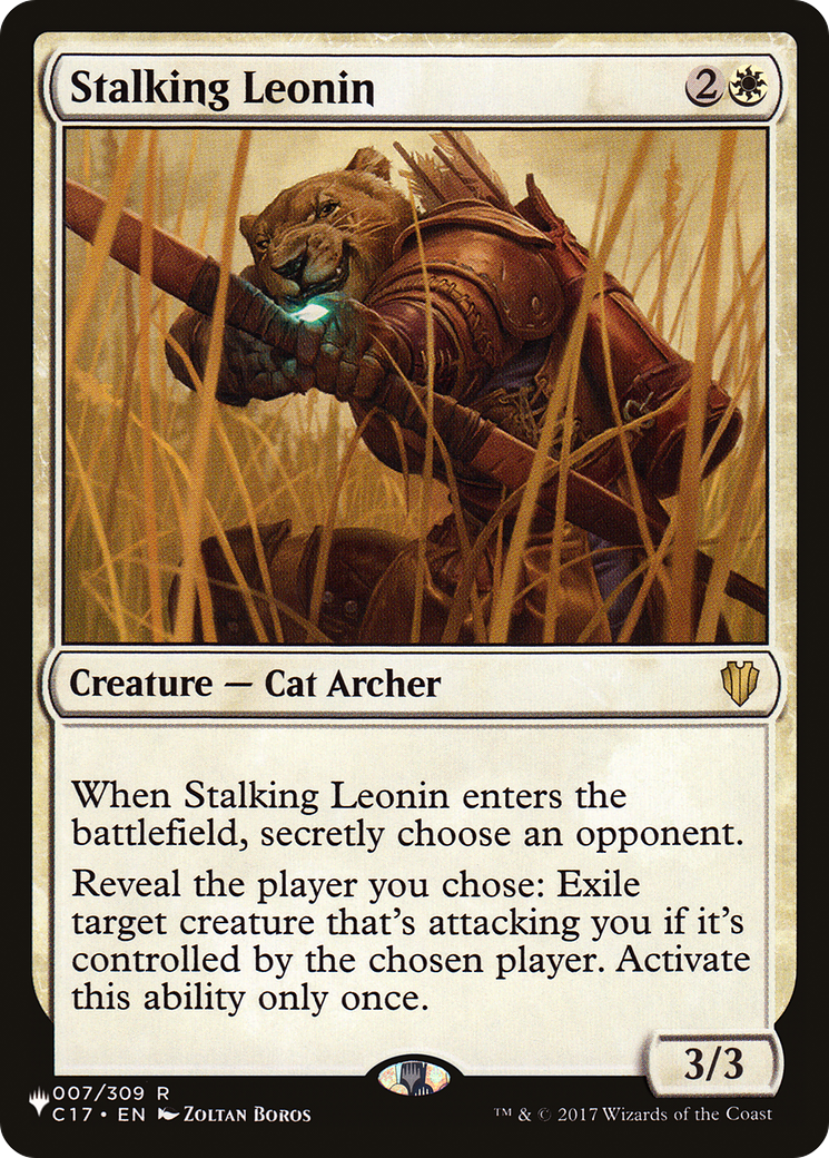 Stalking Leonin [The List] | Rock City Comics