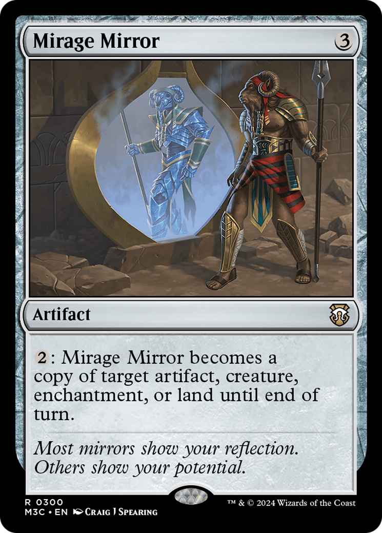 Mirage Mirror (Ripple Foil) [Modern Horizons 3 Commander] | Rock City Comics