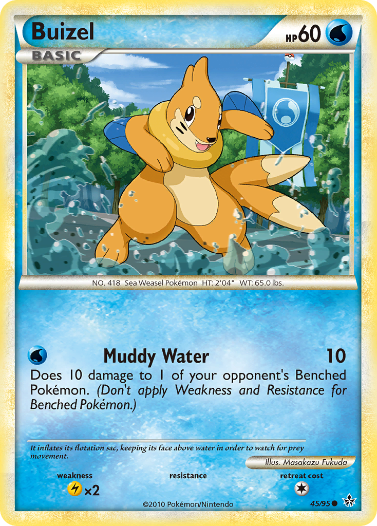 Buizel (45/95) [HeartGold & SoulSilver: Unleashed] | Rock City Comics