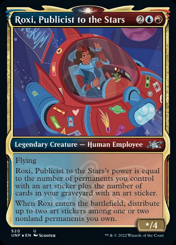 Roxi, Publicist to the Stars (Showcase) (Galaxy Foil) [Unfinity] | Rock City Comics