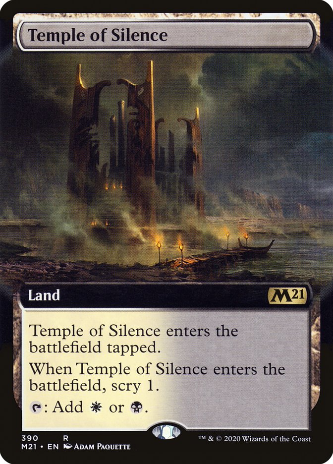 Temple of Silence (Extended Art) [Core Set 2021] | Rock City Comics