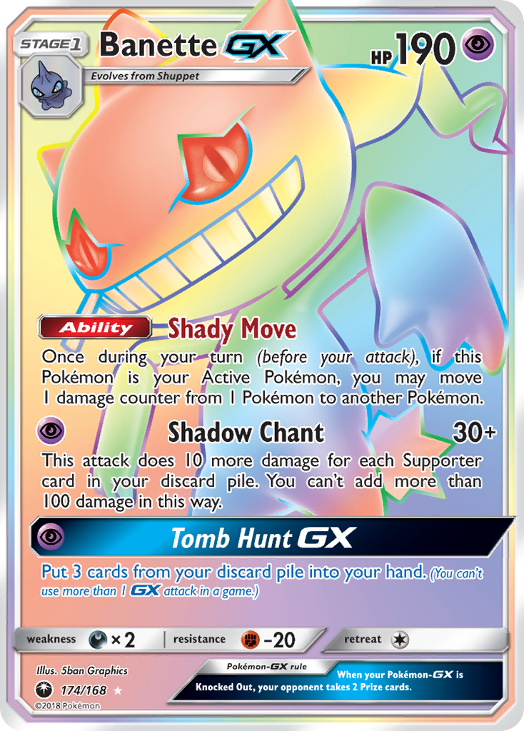 Banette GX (174/168) [Sun & Moon: Celestial Storm] | Rock City Comics