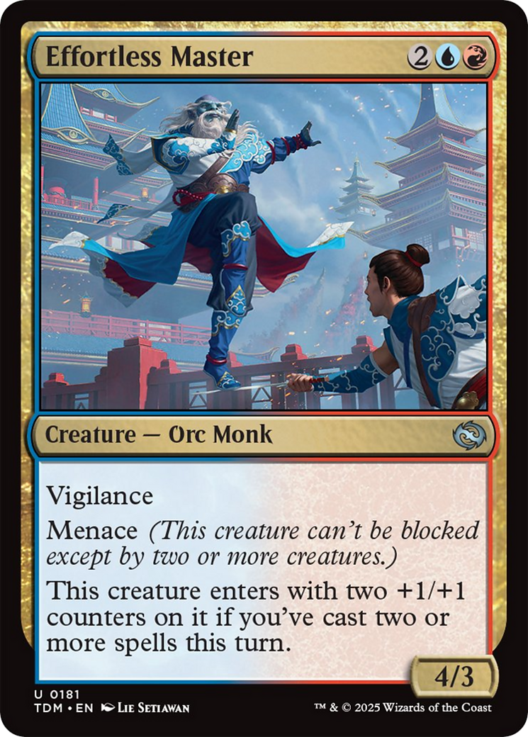 Effortless Master [Tarkir: Dragonstorm] | Rock City Comics