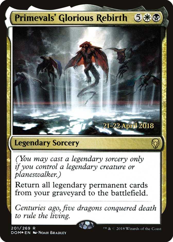 Primevals' Glorious Rebirth [Dominaria Prerelease Promos] | Rock City Comics