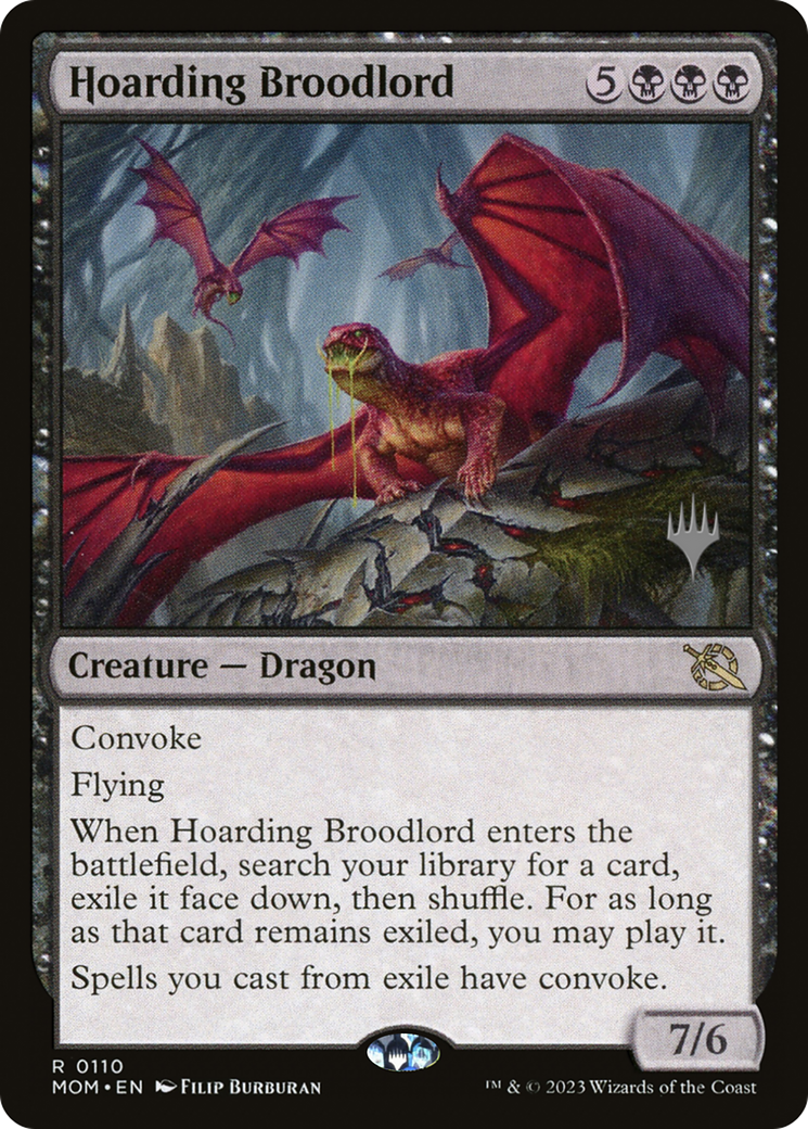 Hoarding Broodlord (Promo Pack) [March of the Machine Promos] | Rock City Comics