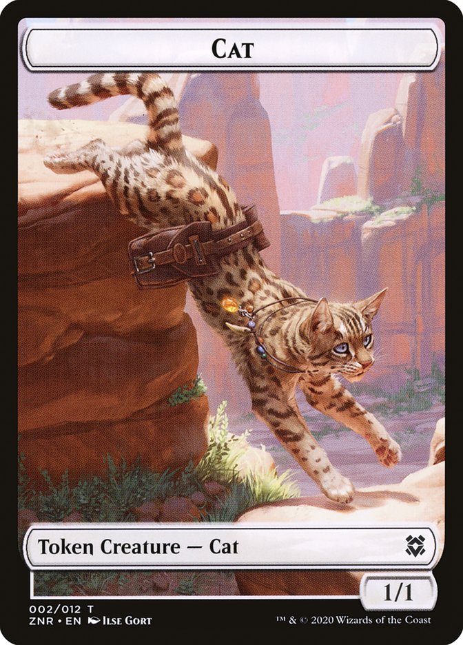 Cat Token [Zendikar Rising Tokens] | Rock City Comics