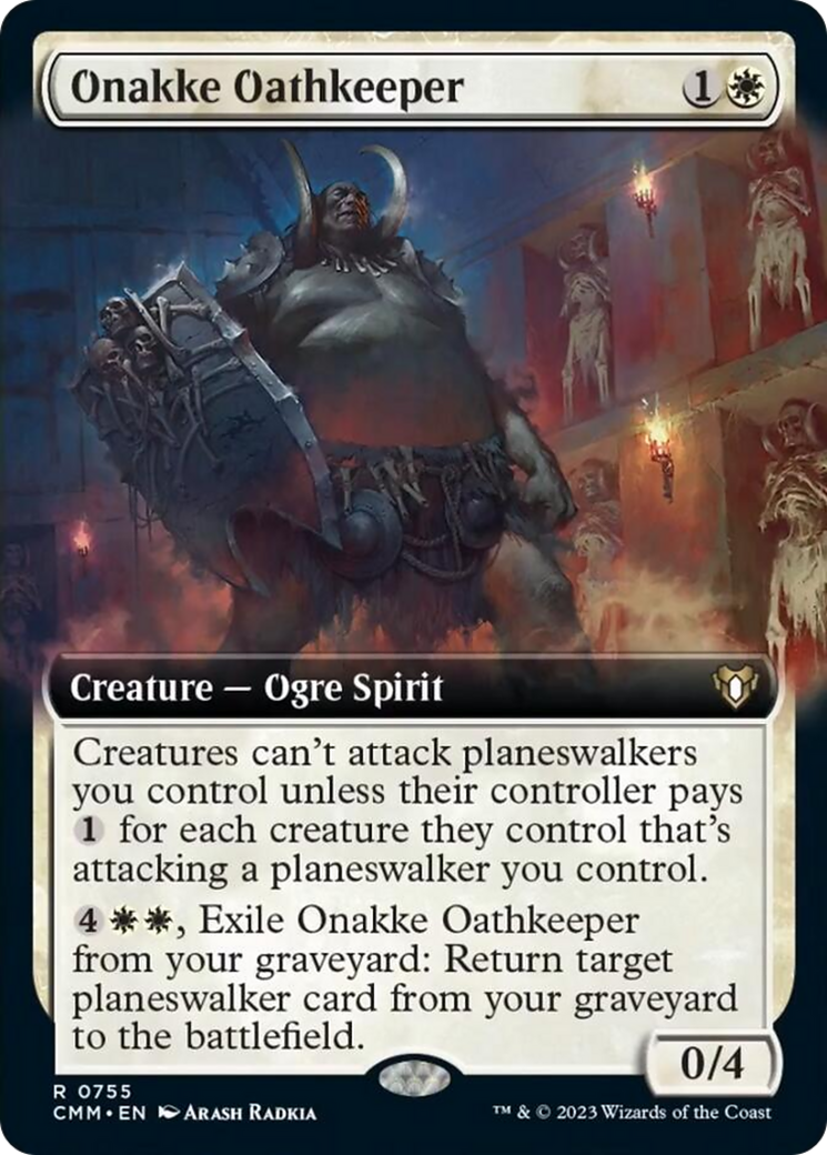 Onakke Oathkeeper (Extended Art) [Commander Masters] | Rock City Comics