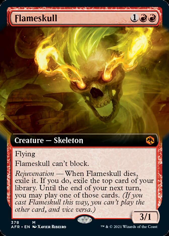 Flameskull (Extended Art) [Dungeons & Dragons: Adventures in the Forgotten Realms] | Rock City Comics