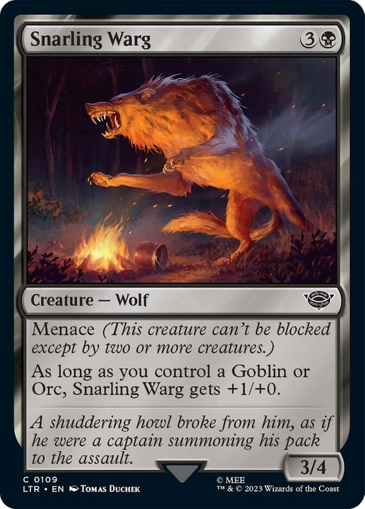 Snarling Warg [The Lord of the Rings: Tales of Middle-Earth] | Rock City Comics