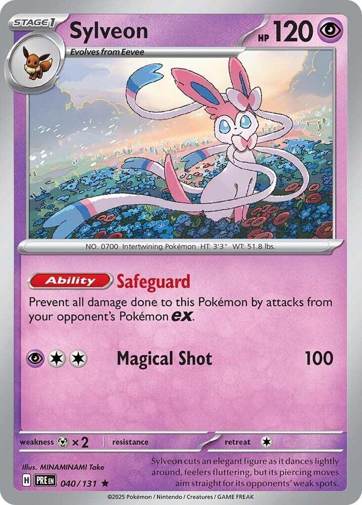 Sylveon (040/131) [Scarlet & Violet: Prismatic Evolutions] | Rock City Comics
