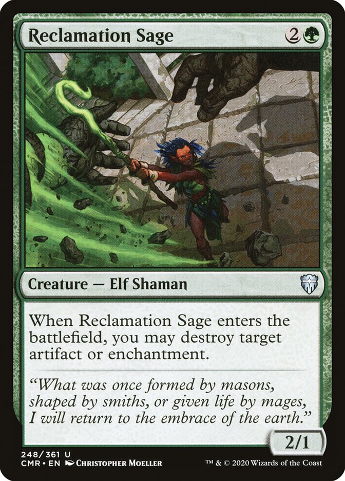 Reclamation Sage (248) [Commander Legends] | Rock City Comics