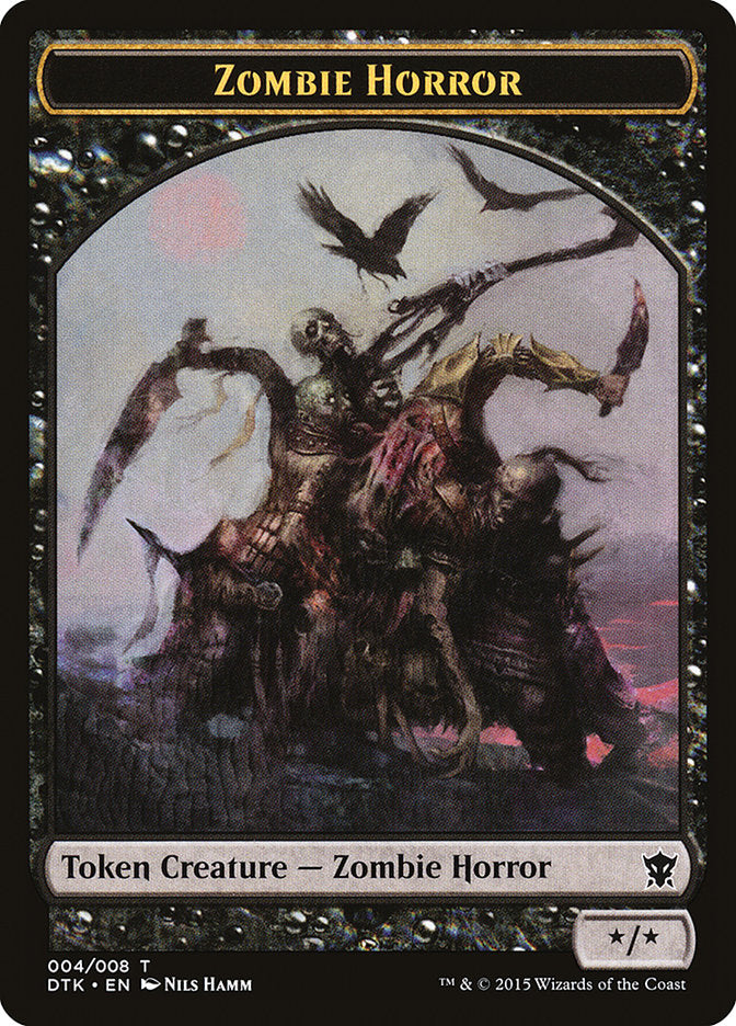 Zombie Horror Token [Dragons of Tarkir Tokens] | Rock City Comics