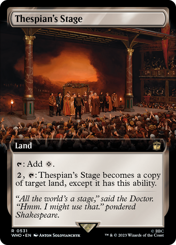 Thespian's Stage (Extended Art) [Doctor Who] | Rock City Comics